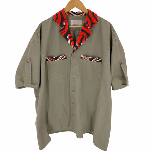 ナナナナサーカ 77circa 23SS 襟切り替え S/S ワークシャツ メンズ FREE