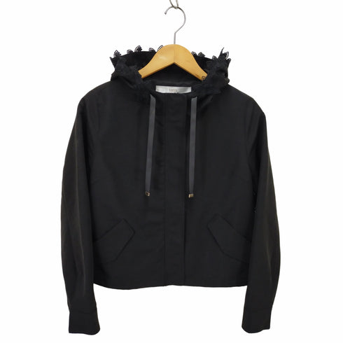 トッコクローゼット tocco closet フードフラワーレース付きマウンテンパーカー レディース JPN:M