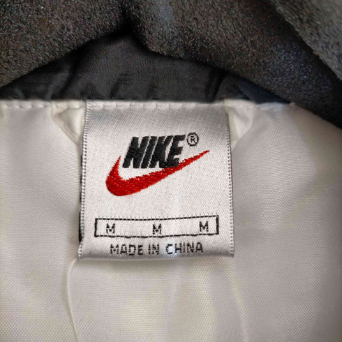 ナイキ NIKE 銀タグ スウォッシュ刺繍 ナイロン パデッドベスト メンズ import:M