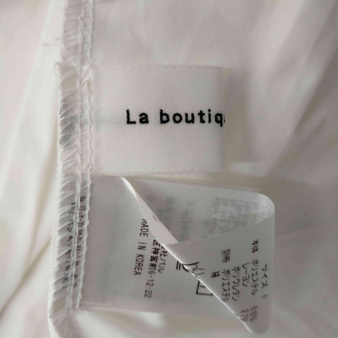 La boutique BonBon バルーンスリーブチュニックブラウス レディース FREE