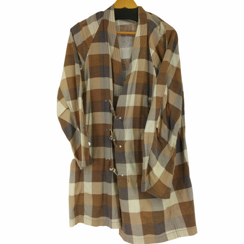 ノンネイティブ nonnative MASTER COAT COTTON NEL BLOCK CHECK PRINT メンズ JPN:1