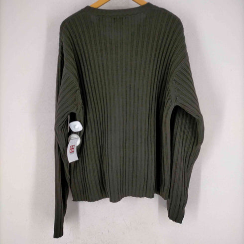 ギャップ Gap 90-00S OLD オーバーサイズ コットンVネックリブニット メンズ import:L