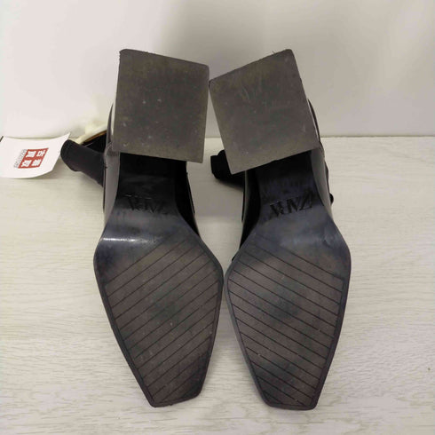 ザラ ZARA ソックスヒールブーツ レディース EUR:36