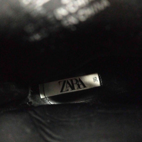 ザラ ZARA ソックスヒールブーツ レディース EUR:36
