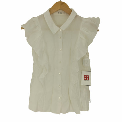 スナイデル snidel 22SS Sustainable ラッフル ブラウス レディース ONE SIZE