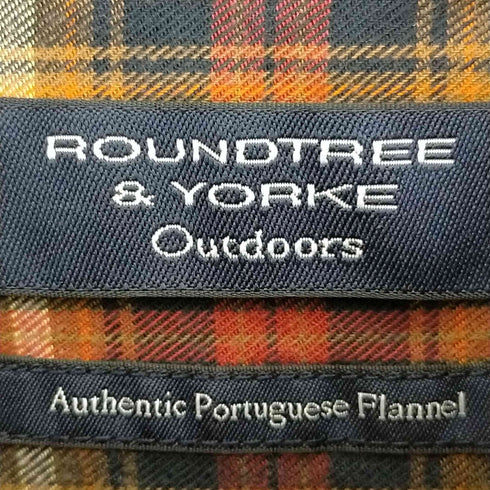 ラウンドツリーアンドヨーク roundtree&yorke 90-00s オーバーサイズチェックボタンダウンシャツ メンズ import:L