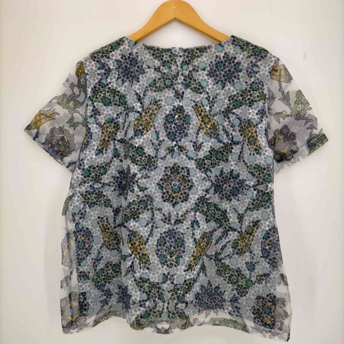 マックスマーラ MAX MARA 花柄シアーブラウス レディース