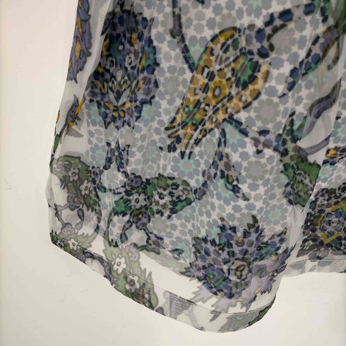 マックスマーラ MAX MARA 花柄シアーブラウス レディース