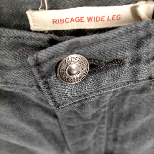 リーバイス Levis RIBCAGE WIDE LEG ウォッシュ加工 ハイウエストデニム レディース W27 L30