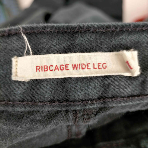 リーバイス Levis RIBCAGE WIDE LEG ウォッシュ加工 ハイウエストデニム レディース W27 L30