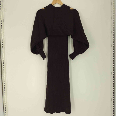 リランドチュール Rirandture 22AW 4WAY ワンピ SET 薄手 リブ ニット ワンピース レディース JPN:1