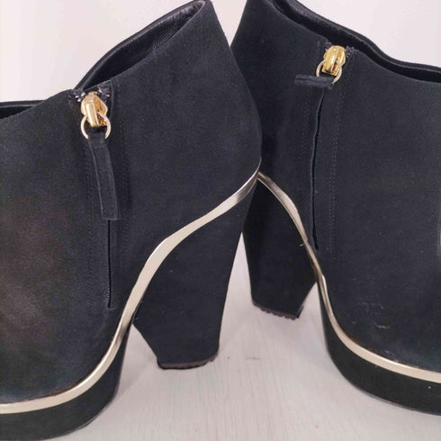 ジュゼッペザノッティデザイン GIUSEPPE ZANOTTI DESIGN 厚底 サイドジップ スエード ヒールブーティ レディース 39