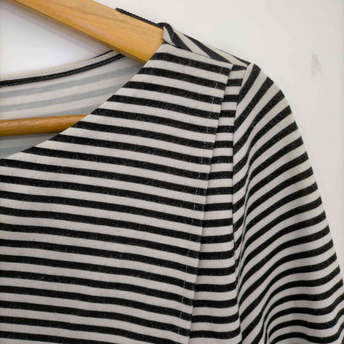マックスマーラウィークエンド MAX MARA WEEKEND ボーダーベルテッドチュニックワンピース レディース