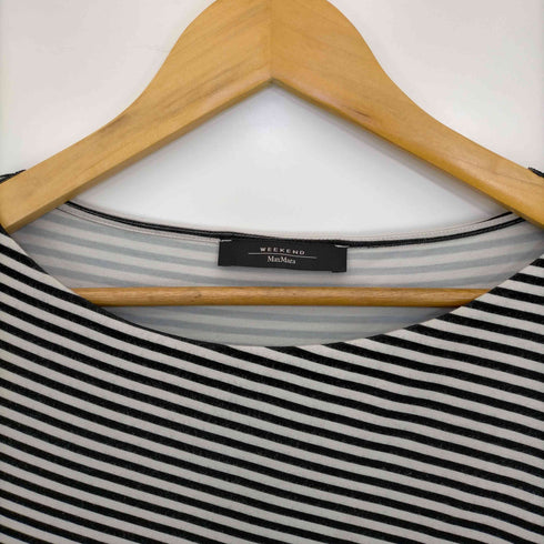 マックスマーラウィークエンド MAX MARA WEEKEND ボーダーベルテッドチュニックワンピース レディース