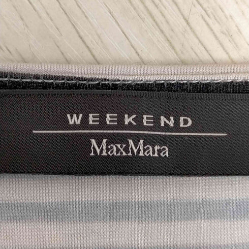 マックスマーラウィークエンド MAX MARA WEEKEND ボーダーベルテッドチュニックワンピース レディース