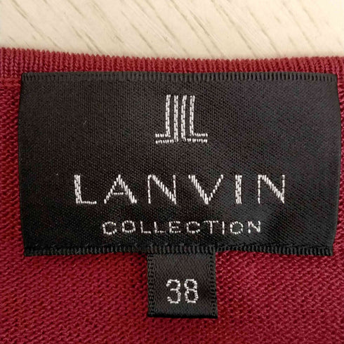 ランバンコレクション LANVIN COLLECTION レーヨン フラワーモチーフブラウス レディース 38