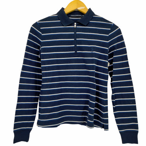 ラルフローレンゴルフ RALPH LAUREN GOLF ボーダー長袖ポロシャツ ゴルフウェア レディース JPN:M