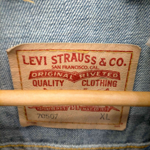 リーバイス Levis 705070238 00S ワッペンリメイクデニムジャケット 70507 メンズ import:XL