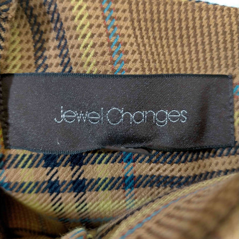 ジュエルチェンジズ Jewel Changes タータンチェックハイウエストパンツ レディース 38