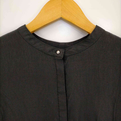 プラステ PLST ノーカラー ロングシャツワンピース レディース JPN:S