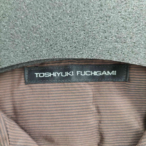 TOSHIYUKI FUCHIGAMI レーヨン100% 開襟L/Sシャツ フラップポケット メンズ 48