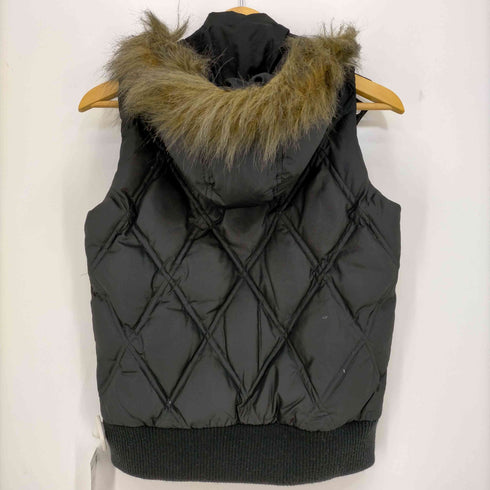 ロシニョール ROSSIGNOL ファーフード付き キルティングダウンベスト レディース import:M