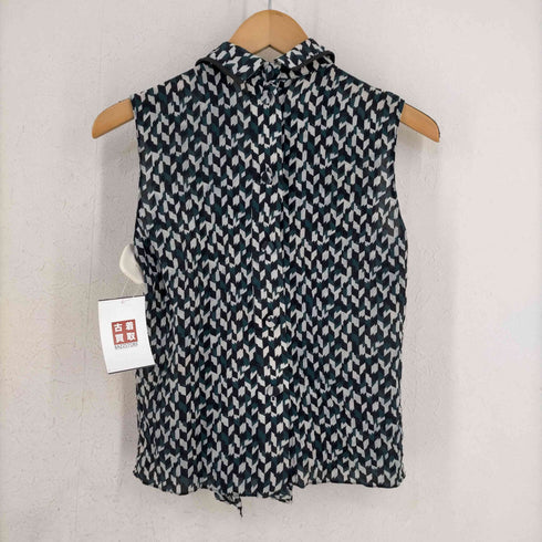 マルニ MARNI シルク フロントフリルブラウス レディース 36