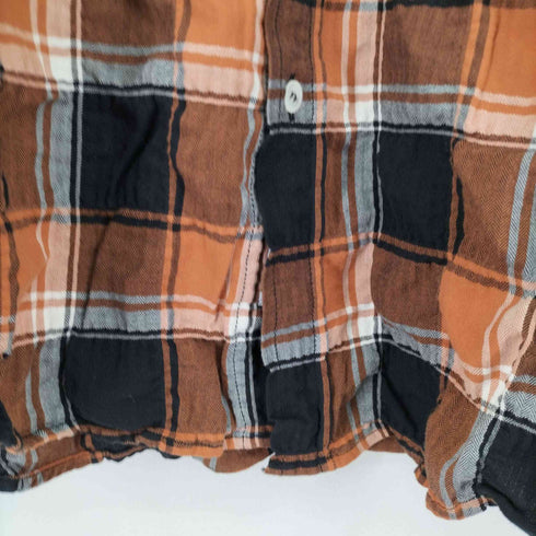 デパートメントファイブ DEPARTMENT FIVE MADE IN ITALY ヘリンボーン コットンチェックシャツ メンズ 41