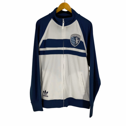 アディダス adidas KANSASCITY SPORTING ロゴ刺繍トラックジャケット メンズ JPN:L