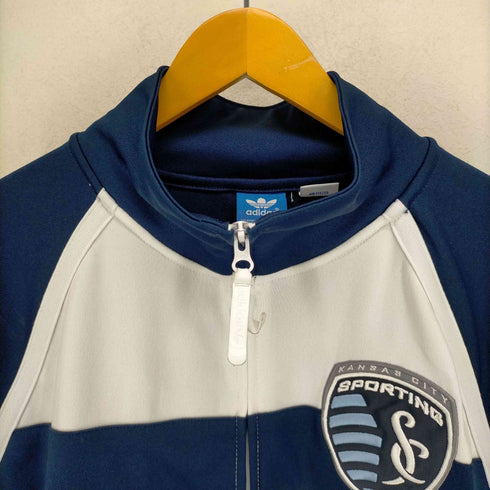 アディダス adidas KANSASCITY SPORTING ロゴ刺繍トラックジャケット メンズ JPN:L