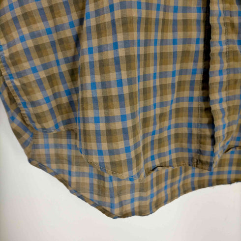 ぺニーズタウンクラフト PENNEYS TOWNCRAFT 60S 船タグ 6B ギンガムチェック ボタンダウン長袖シャツ メンズ import:M