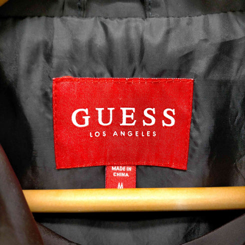 ゲス GUESS アームラインロゴプリントジップアップジャケット メンズ JPN:M