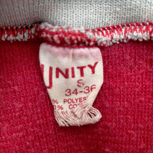 UNITY タグ ラインデザイン ラグランスリーブ スウェット メンズ import:S