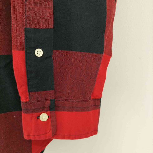 ポロラルフローレン POLO RALPH LAUREN Classic Oxford-Clbdppes スモールポニー刺繍 ボタンダウンチェックシャツ メンズ import:L