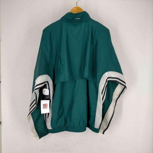 アディダス adidas 90-00s 銀タグ ロゴ刺繍ナイロンジャケット メンズ JPN:L