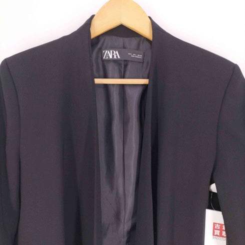 ザラ ZARA イレギュラー ブレザー テーラードジャケット レディース import:L