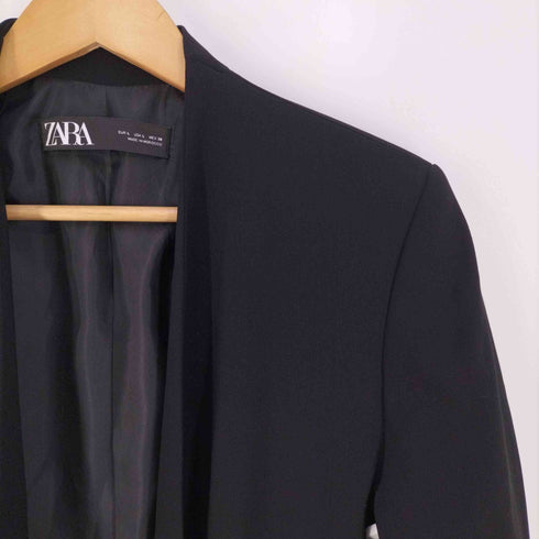 ザラ ZARA イレギュラー ブレザー テーラードジャケット レディース import:L
