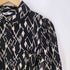 ザラ ZARA 総柄プリント レーヨン ハーフボタンシャツワンピース レディース import:M