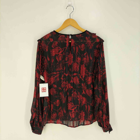 ザラ ZARA SHEER FLORAL BLOUSE シアーフローラルブラウス レディース import:L