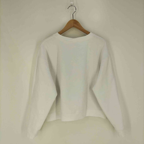 ザラ ZARA WOMAN クルーネック クロップドスウェット レディース import:L