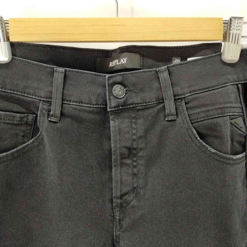 リプレイ REPLAY ROXEL 11oz レフトハンドブラックコンフォートデニム メンズ 26