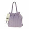 ザラ ZARA 2WAY プリーツ ミニ バケットバッグ ショルダーバッグ レディース M