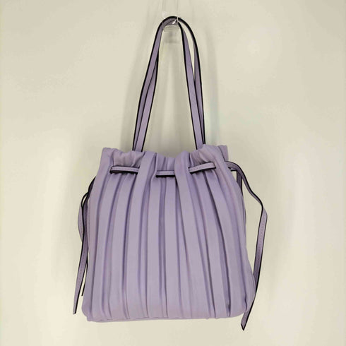 ザラ ZARA 2WAY プリーツ ミニ バケットバッグ ショルダーバッグ レディース M