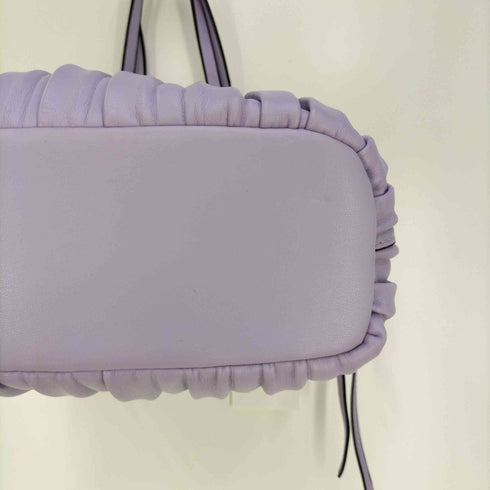 ザラ ZARA 2WAY プリーツ ミニ バケットバッグ ショルダーバッグ レディース M