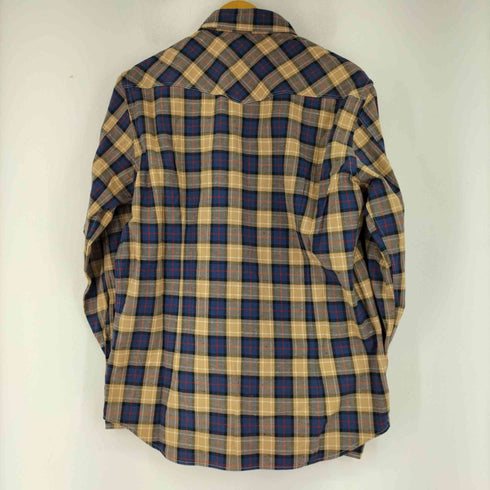 アレッサンドロ ゲラルディ ALESSANDRO GHERARDI MADE IN ITALY コットンネップ ウエスタンチェックシャツ メンズ 41