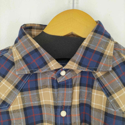 アレッサンドロ ゲラルディ ALESSANDRO GHERARDI MADE IN ITALY コットンネップ ウエスタンチェックシャツ メンズ 41