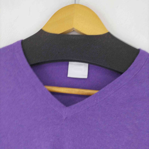 オット バイ ユークス 8 by YOOX コットンカシミヤ メランジVネックニット メンズ ONE SIZE