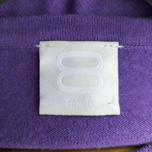 オット バイ ユークス 8 by YOOX コットンカシミヤ メランジVネックニット メンズ ONE SIZE