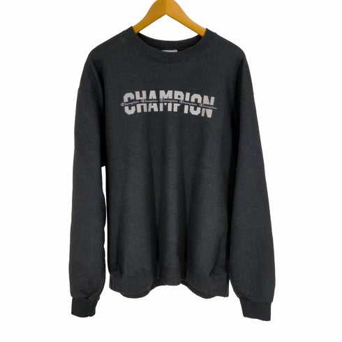 チャンピオン Champion ロゴラメプリントクルーネックスウェット メンズ JPN:XL