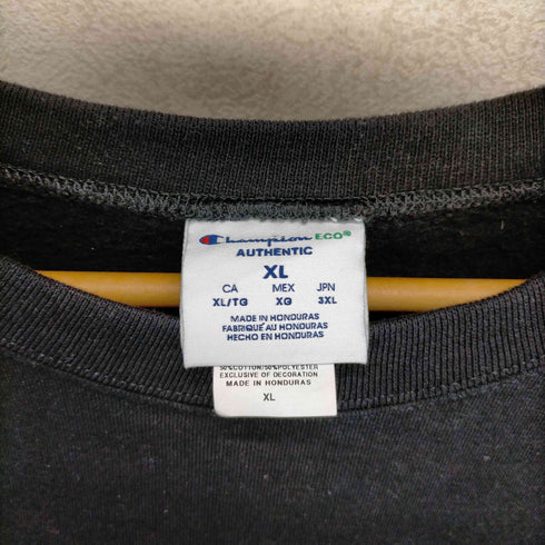 チャンピオン Champion ロゴラメプリントクルーネックスウェット メンズ JPN:XL
